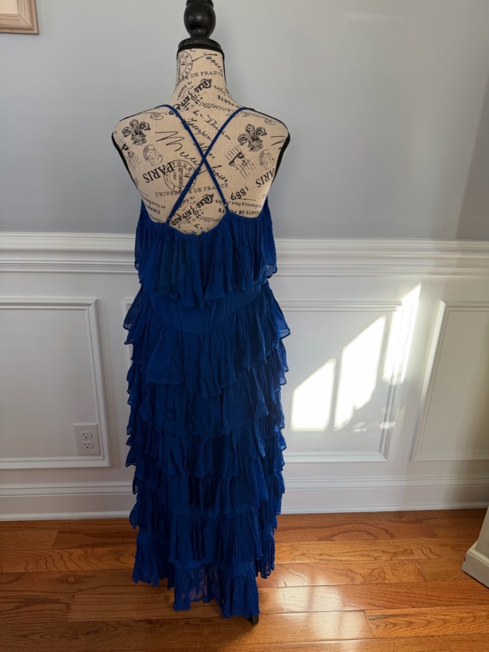 NWT Anthropologie Tiered Ruffle High-Low Dress Size Small‎ - Picture 7 of 10
